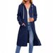 Women's Loose Fitting Long Zipper Cardigan Autumn Winter New Clothing For Independent Websites In Available_ecoleips.com