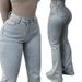 Women's Clothing High End High Waisted Flared Jeans Wide Leg Straight Pants Retro Style Spring Summer New 2026_ecoleips.com
