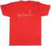 Women's T-Shirts Heartbeat Ukulele Mens T-Shirt Love Uke Guitar String Instrument Tee Gift_ecoleips.com
