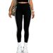 Women's Clothing High-Waisted Slim-Fitting Yoga Pants Skin-Friendly Bare Skin Feel High Elasticity European And American Style Sports Outdoor Fabric_ecoleips.com