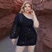 Foreign Trade Hot-Selling Style Plus Size Black Bodycon European And American Women's Clothing Single Piece Long_ecoleips.com