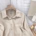 Women's Slimming Long Sleeved Shirt Flowy Loose Fitting Unique Design Casual Chic Suitable For Layering Spring Autumn_ecoleips.com