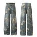 Aria Basics In-stock 2025 European And American Street Style Printed Straight-leg Casual Pants For Women, Direct Supply From The_ecoleips.com