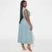 Women’s Clothing Plus Size Women's Lapel Sleeveless Denim Long Strap Dress_ecoleips.com