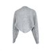 Women's Knit Dress & Vest Two-Piece Set – Stylish & Comfortable Long Sleeve Outfit For Spring, Fall & Winter – Casual Elegance In Solid Gray_ecoleips.com