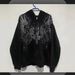Black Four Leaf Clover Hoodie Zipper Sweatshirt For Youth Cardigan Women's Clothing_ecoleips.com