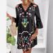 2026 European And American Cross-Border Women's Clothing Summer New V-Neck Lace Patchwork Casual Versatile_ecoleips.com