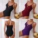 women’s clothing swimwear new one piece swimsuit women's swimwear solid color swimwear swimsuit women_ecoleips.com
