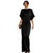 Elegant Slimming Long Formal Dress French-Inspired Evening Gown for Special Occasions Women's Clothing/Dress_ecoleips.com