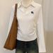 Women's Early Fall Slim-Fit Long Sleeve T-Shirt Wrinkle-Resistant Casual Chic Blouse Versatile Layering Top with Waist Detail_ecoleips.com