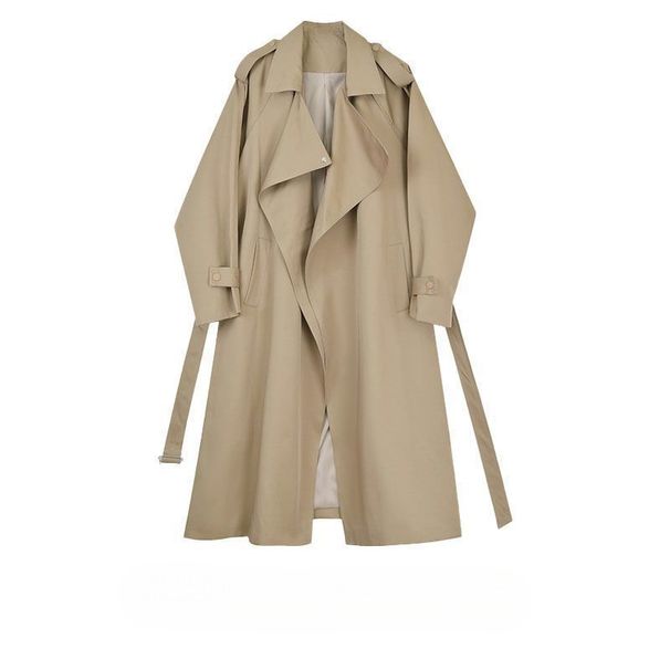 ng2510292 British Style Mid-Length Trench For Women 2024 New Spring And Autumn Small Slim Waist Thickened Cotton Coat Wholesale_ecoleips.com