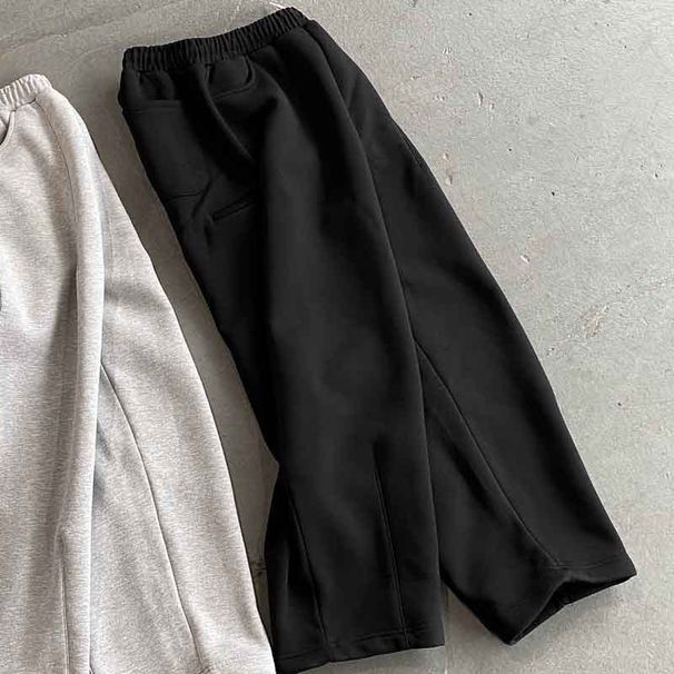 Women's Clothing Casual Simple Couple Fashion Hoodie Sweatshirt Solid Color Loose Sweatshirt Sweatpants_ecoleips.com