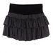 Millennial Hot Girl Low Waisted Color Block Striped Slim Fit A-Line Skirt Fashionable Dark Girl Style New_ecoleips.com