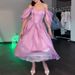 Fashion Backless Solid Color Guest Dresses Elegant Women's Strapless Princess Dress Sexy Off Shoulder Slim Fit Summer Long Dress_ecoleips.com