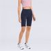 Summer New High Waist, Hip Lifting, Sports And Fitness Capris Wo, Double Sided Polished, Slim Fit, Yoga Shorts For_ecoleips.com