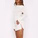 Women's Clothing Women's Elegant Long Sleeve Bodycon Skirt With Drawstring Style Autumn Clothing For Ladies_ecoleips.com