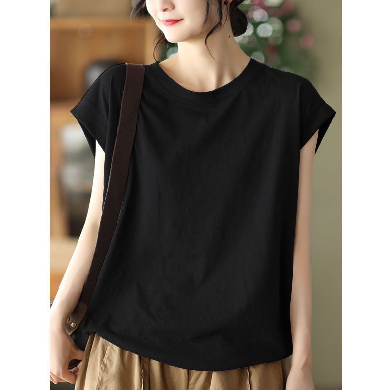 A Versatile Summer Women's Garment With A Casual Style: A Sleeveless Vest Top Featuring A Stylish Design And Side Panels_ecoleips.com