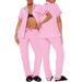 Women's Striped Collar Pajamas Set Autumn Fashionable Home Wear Short Sleeve High Waisted Pants_ecoleips.com