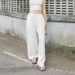 Suitable For All Seasons Tencel Loose Straight For Women Spring Summer Cotton Linen Elastic Waist Long Fashion Wide Leg Yamamoto Casual Pants_ecoleips.com