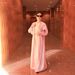 ZAB266 Muslim Women's Fashion Rhinestone Abaya Set Shiny Satin Three-Piece Dress_ecoleips.com
