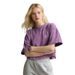 Vintage Washed Cropped T-Shirt For Women – Distressed Cotton Tee With Snow Wash Effect, 240GSM Soft Fabric, Streetwear Essential_ecoleips.com