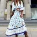 Women's Clothing Summer New Fashion Print Long Dress Women_ecoleips.com