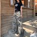 Women's Sexy Short-Sleeved Printed Top American Style Cross-Border Slimming Stretchy Summer 2025 for Wholesale Export_ecoleips.com