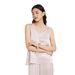 Women's Base Layer Top, Silk Fabric Gold Shimmer, Ruched, Summer Sleeveless, Large Round Neck, Can Be Worn Outerwear,_ecoleips.com