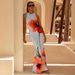 Women's High-End Floral Print Dress Round Neck Sleeveless Slim Fit Fishtail Long_ecoleips.com