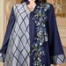 Women's Clothing Contrast Color Stitching Embroidery Elegant Style Long Sleeve Dress_ecoleips.com