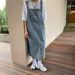 K Cowboy Shoulder Strap Skirt, Women's Design Sense, Niche Temperament, Suspender Skirt, Loose Dalian Clothing, Long Skirt_ecoleips.com