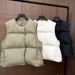 2026 New High-End 90% White Duck Short Slim-Fit Down Vest For Petite Women_ecoleips.com