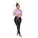 High-Waisted Shiny Leggings – Glossy Workout Pants With Zip Detail (S/M/L/Xl) Waistband Wizardry Light-Responsive_ecoleips.com