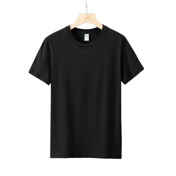 180G Chunky Cotton Short-Sleeve T-Shirt-Unisex Loose-Fit Round-Neck Base Layer For Both Men And Women_ecoleips.com