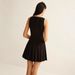 2026 New Elegant Solid-Color Pullover Button-Front Sleeveless Dress Women's Casual Pleated Dress_ecoleips.com