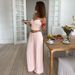 Voya Gentle Pink Patchwork Suspender Paired With Wide Leg Pants Set, European And American Cross-border Summer Comfortable Two-piece Set, Women's Clothing_ecoleips.com