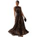 Elegant Leopard Print Sleeveless Maxi Dress For Women, Flowy A-Line Silhouette With Waist Definition For Chic Casual & Office Wear_ecoleips.com