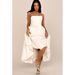 Women's Clothing Summer Wear High End Fishbone Top Dress Pure Desire Hot Girl Slim Backless Mid Length Skirt_ecoleips.com