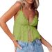 2025 Spring/Summer New European American Sexy Women's Tank Top With Straps And Drawstring_ecoleips.com