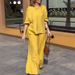 Women's Clothing Summer New Cotton And Linen Suits For Women Fashion Solid Color Loose Casual Trousers Two Piece Suit_ecoleips.com