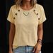 2026 New Model For Independent Platforms, Wish, Amazon, Foreign Trade Style, Elegant And Simple, Round-neck Shirt Collar_ecoleips.com