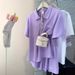 Women's Clothing Fashion Sports Two Piece Suit For Women Shorts Short Sleeved T Shirt Summer Wear New Versatile Loose Slim Casual Suit_ecoleips.com