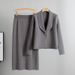 Cross-border Women's Two-piece Suit Set, Spring Autumn 2026 New Style, Elegant Cardigan Sweater Jacket And Skirt Set_ecoleips.com