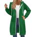 Trendy Oversized Zip-Up Hoodie For Women – 2025 Fall Streetwear With Geometric Patterns, Mid-Length Korean Style Fleece Jacket_ecoleips.com