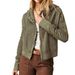 Women's Splicing Hooded Sweatshirt European And American Style Zipper Hood Short Sweater Lazy Fashion_ecoleips.com