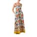 Women's Clothing Personality Fashion Temperament Linen Printed Vest Big Swing Dress_ecoleips.com