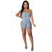 Women's Sexy Off-Shoulder Denim Dress Spring New Arrival With Copper Chain Clothing_ecoleips.com