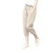 Suitable For All Seasons Women's Capri Summer Thin Elastic Cotton Linen Plus Size High Waist Loose Straight Slimming Harem Pants_ecoleips.com