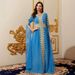 Women's Clothing Splicing Super Long Sleeve Abaya Dress Ladies Solid Color Lace Dress_ecoleips.com