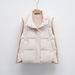 Pinghu Chixin Jacket National Standard 90 Autumn Winter New Women's Down Vest Sleeveless Tank Top Korean Loose Coat_ecoleips.com